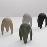 Kerasan  Collezione ARTWORK  Sgabello moscardino