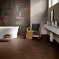 Ceramiche Piemme   Materia   Floor Shimmer Rust 120x120 cm   Wall Jade 60x60 cm 