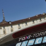 Taxi Torino - un taxi in Piazza Vittorio Veneto ph. A.Lercara