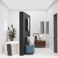 Axa - Gruppo Colamedici - lavabo Kracklite semi freestanding