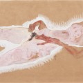 Aste Bolaffi - Arte Moderna 2023  E. Schiele Nudo Sdraiato 1910