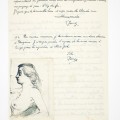 BRAFA 2024 CLAM BBA Letter from Paul Delvaux to Claude Spaak (3) © Foundation Paul Delvaux, Belgium/SABAM, 2023-2024
