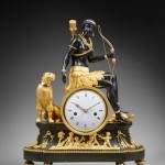 Brafa2018 La Pendulerie;orologio Cacciatrice africana;Parigi;1800