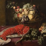 BRAFA2020 Klaas Frans Snyders Still Life with lobster, artichokes, asparagus and fruits Muller