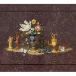Brafa2022 BrunFineArt Giovanni Ugolini Piano del tavolo in porfido egiziano 1890
