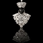 Brafa2022 Nardi Spilla:pendente 'Moretto Albero della Vita' oro bianco 18 carati e diamanti