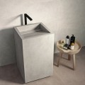 Ceramiche Piemme   Glitch designed by Benoy Floor Salt 60X120cm Freestanding Washbasin Waterfall Salt