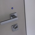 Dierre   dettaglio porta blindata Next Elettra installata nelle residenze Libeskind a City Life Milano Ph A Lercara