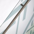  Dierre   porta interna Vitrea con vetro satinato chiaro con decoro stampato (dettaglio)