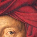 Jan van Eyck Uomo col turbante rosso dettaglio podcast VisitFlanders
