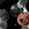 Kerasan   Lavabi DECO'  piatti decorati in ceramica da utilizzare sul fondo dei lavabi Decò