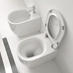 Kerasan Nolita sanitari a pavimento WC con tecnologia Norim finitura Bianca