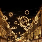Luci d'Artista 2018  Torino Via Po  Palomar di Giulio Paolini