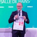 Nobili   Carlo Dal Negro (Global Export Manager)ritira il premio Salles de bains Remarquables 2023 