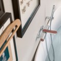 Nobili Rubinetterie DRESS Miscelatore vasca esterno con set doccia 