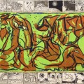 Samuel Vanhoegaerden Pierre Alechinsky (Brussels, 1927), L'or du rien, 1967 1968  Acrilico su carta montata su tela, 210 x 295 cm