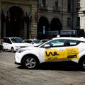 Taxi Torino   auto con la livrea dell'app Wetaxi